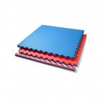 Plancha Tatami 1mt* 1mt* 2cm rojo/azul